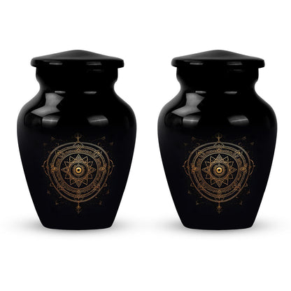 10-inch Zodiac theme urn.