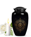 Spiritual Urns for Adult Female And Male - Golden Symmetric Urn
