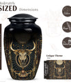 10-inch Zodiac themed Classic Urn for ashes
