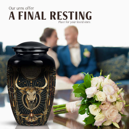 10-inch Zodiac themed Classic Urn for ashes