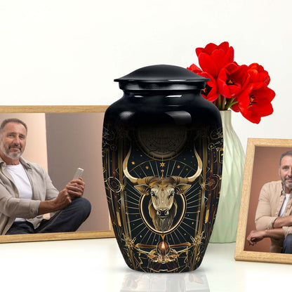 10-inch Zodiac themed Classic Urn for ashes