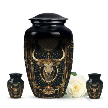 Large Urn with 2 Mini Urn