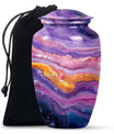 Vibrant Swirl Urn for ashes.