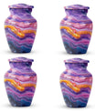 Vibrant Swirl Urn for ashes.