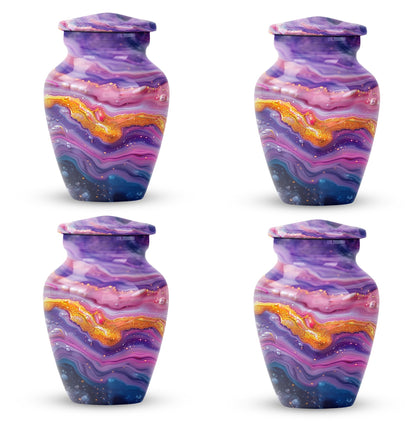 Vibrant Swirl Urn for ashes.
