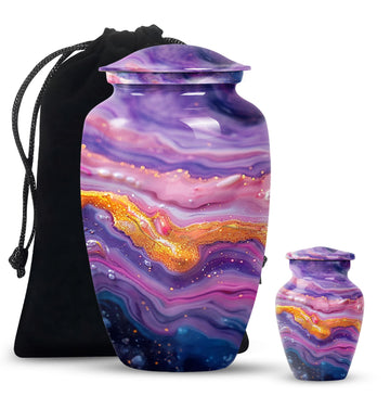 Large Urn With 1 Keepsake Urn