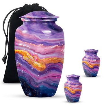 Large Urn with 2 Mini Urn