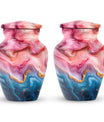 Abstract Urns For Adult Male And Female - Pink Abstract Urn For Cremation
