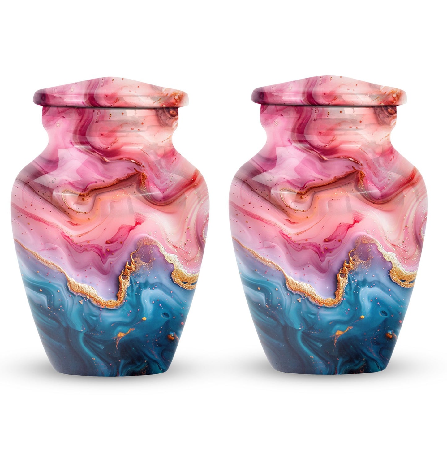 Vibrant Swirl 10-Inch Classic Memorial Urn