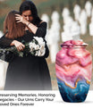 Vibrant Swirl 10-Inch Classic Memorial Urn