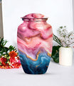 Vibrant Swirl 10-Inch Classic Memorial Urn