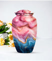 Vibrant Swirl 10-Inch Classic Memorial Urn