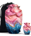 Vibrant Swirl 10-Inch Classic Memorial Urn