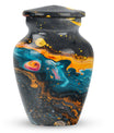 Abstract Small Keepsake Urns For Human Ashes - Colorful Memorial Urn