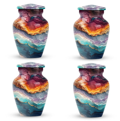 Personalized Marble Memorial Urn for Adult - 10-inch, 200 cu in - Yatskia