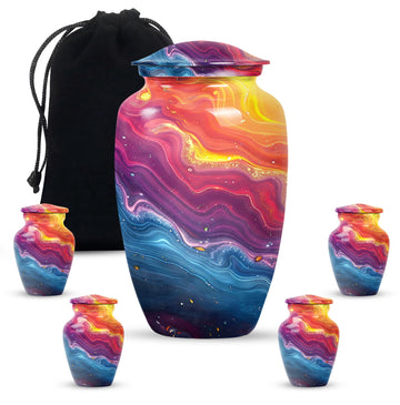 Large Urn with 4 Small Urn