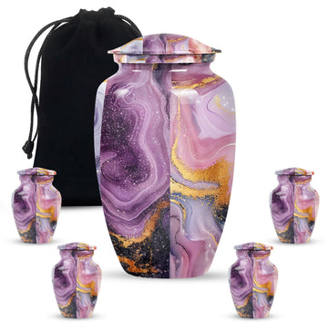 Large Urn with 4 Small Urn