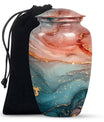 10 inch vibrant swirl classic urn for adult female ashes