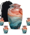 10 inch vibrant swirl classic urn for adult female ashes