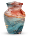 10 inch vibrant swirl classic urn for adult female ashes