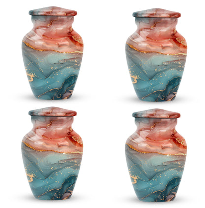 10 inch vibrant swirl classic urn for adult female ashes