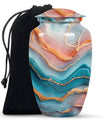 Vibrant Swirl Urn for adult ashes