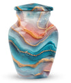 Vibrant Swirl Urn for adult ashes