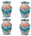 Vibrant Swirl Urn for adult ashes