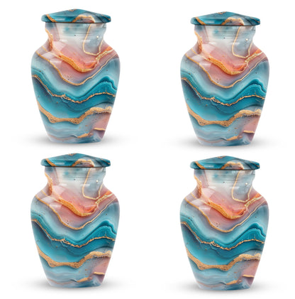 Vibrant Swirl Urn for adult ashes