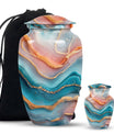 Vibrant Swirl Urn for adult ashes