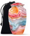 vibrant swirl cremation urn