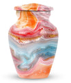 vibrant swirl cremation urn
