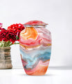 vibrant swirl cremation urn