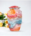 vibrant swirl cremation urn