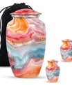 vibrant swirl cremation urn