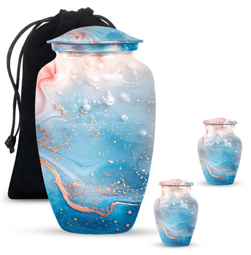 Large Urn with 2 Mini Urn