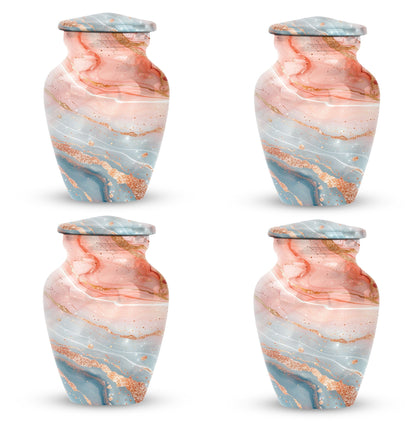classic abstract urn for men's ashes, customizable.