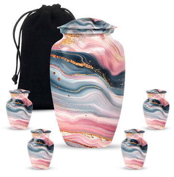 Large Urn with 4 Small Urn