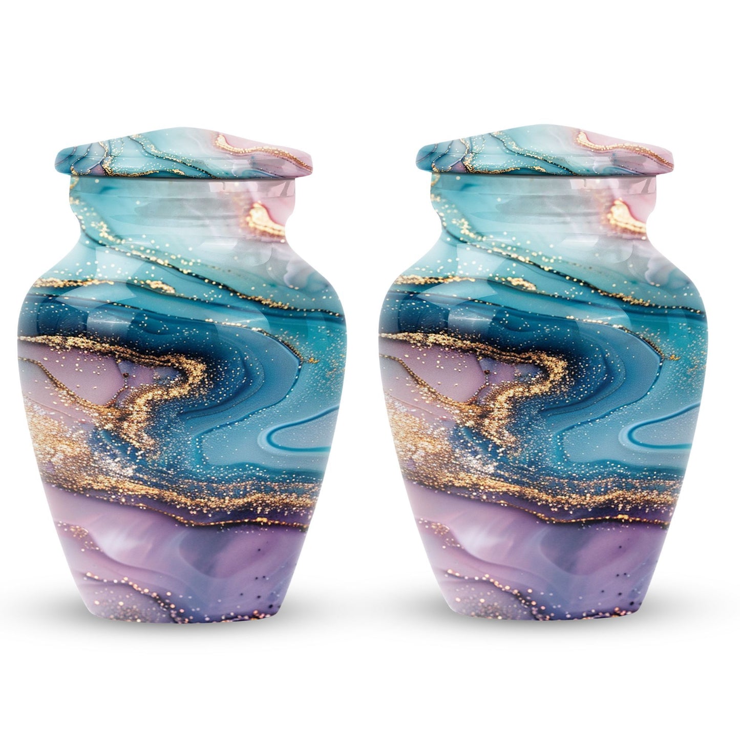 abstract memorial urn for women ashes with classic design
