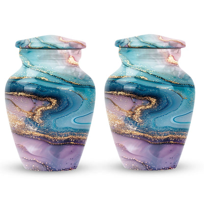 abstract memorial urn for women ashes with classic design