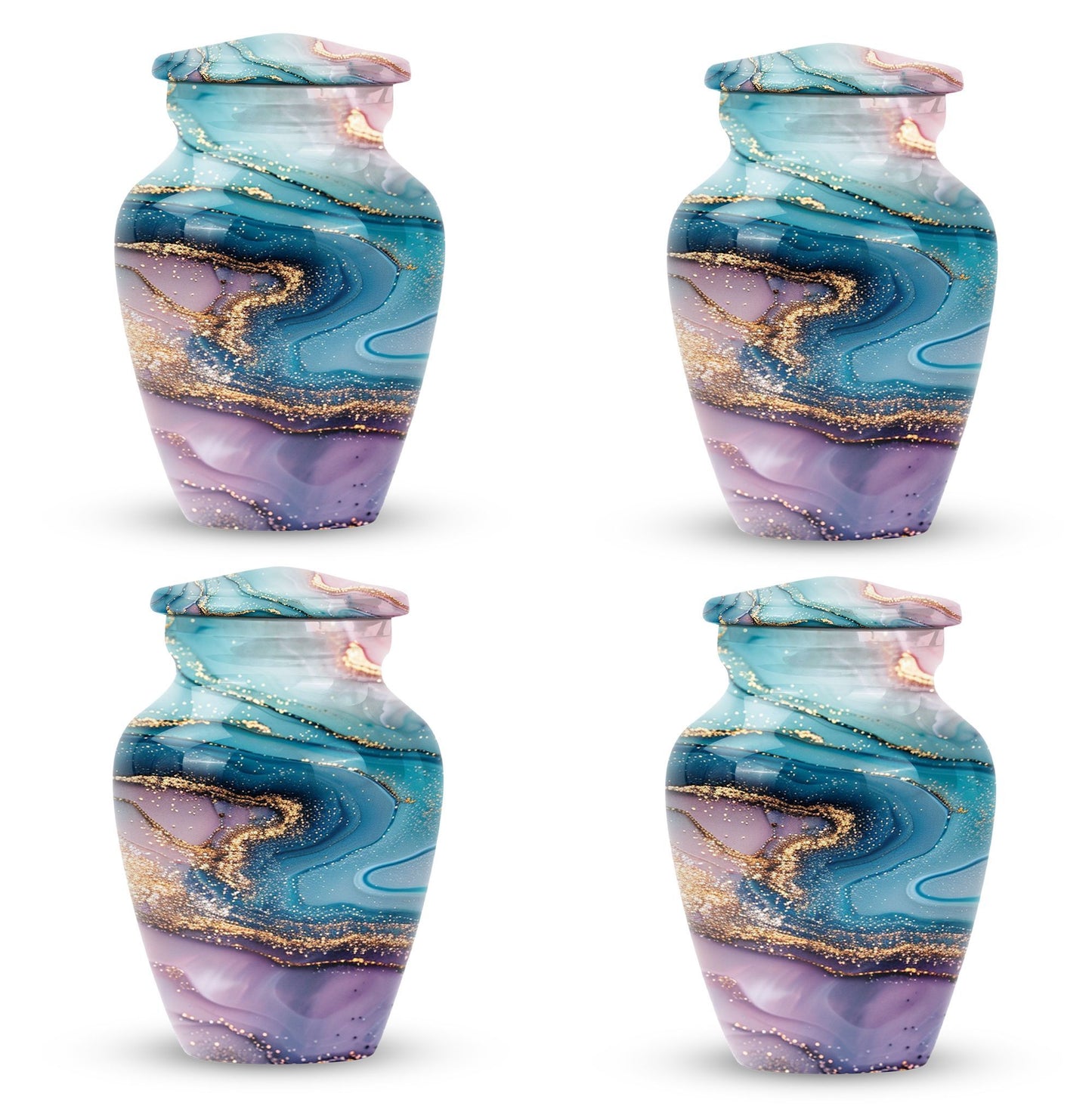 abstract memorial urn for women ashes with classic design