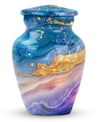 Abstract 10 Inch Classic Memorial Urn for Male Adults.
