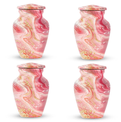 Abstract 10-inch classic cremation urn for dad.