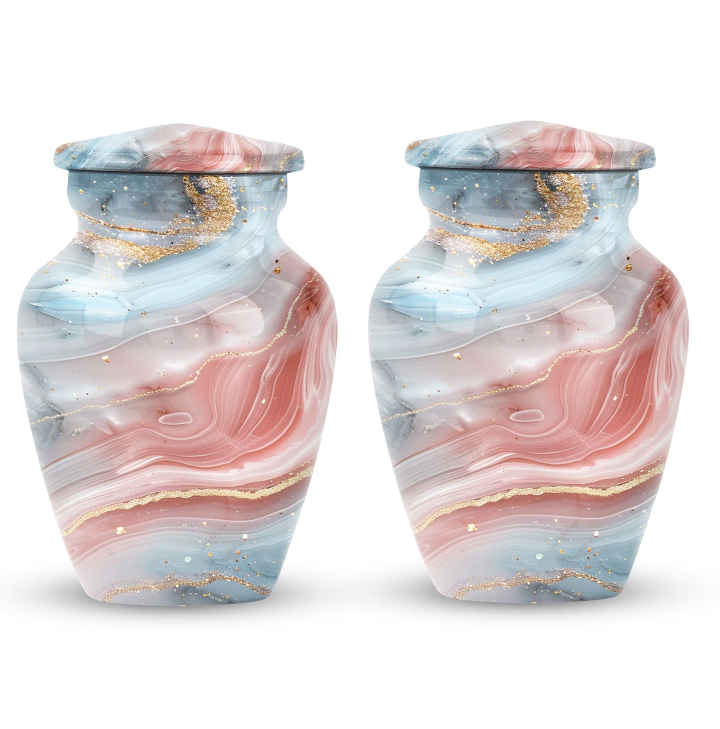 10-inch Abstract Urn, Classic Designed Cremation urn for ashes.