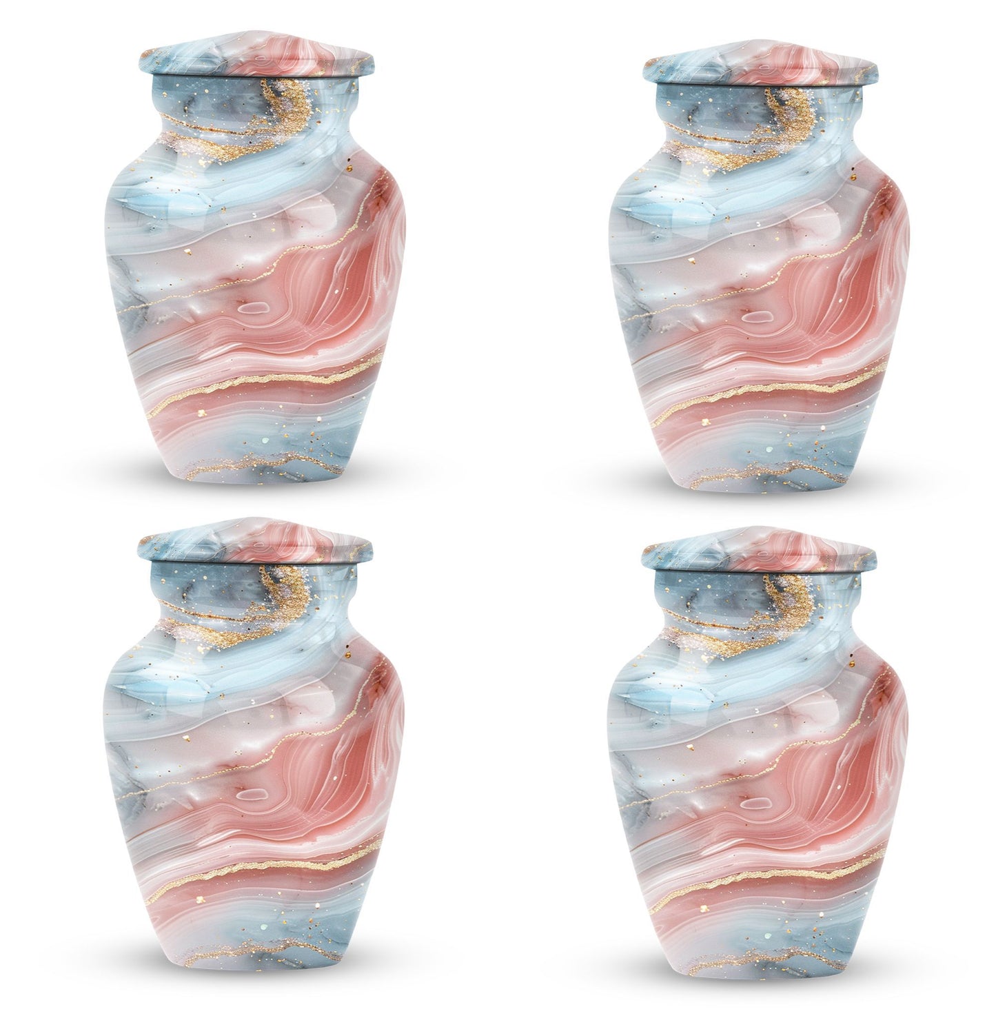10-inch Abstract Urn, Classic Designed Cremation urn for ashes.