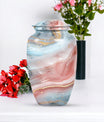 10-inch Abstract Urn, Classic Designed Cremation urn for ashes.