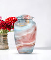 10-inch Abstract Urn, Classic Designed Cremation urn for ashes.