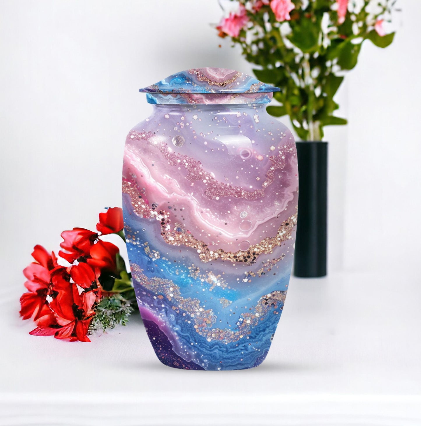 classic urn for cremation, suitable for women