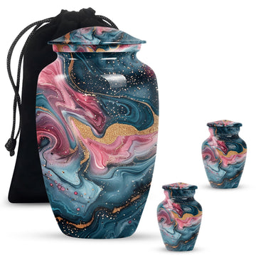 Large Urn with 2 Mini Urn