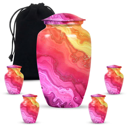 Classic Design for cremation ashes, customizable with names